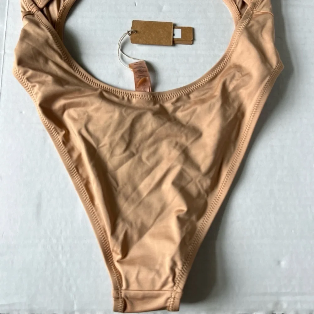 NWT Skims swim cut out monokini ochre XS